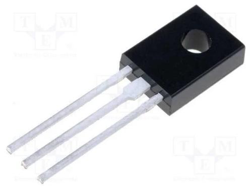 Trans&iacute;stor: NPN, bipolar, 60V, 1,5A, 12,5W, TO126