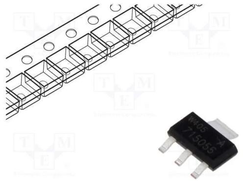 Trans&iacute;stor: N-MOSFET, unipolar, 55V, 3,8A, Idm: 2.