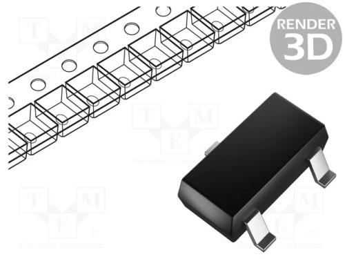 Trans&iacute;stor: P-Mosfet; Unipolar; -30v; -2a; 0,76w; Sot23