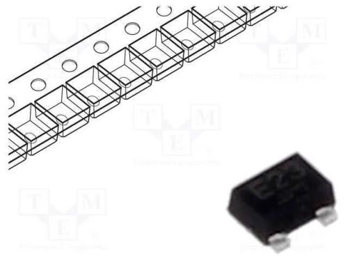 Transístor: NPN, bipolar, BRT, 50V, 0,1A, 150mW, .