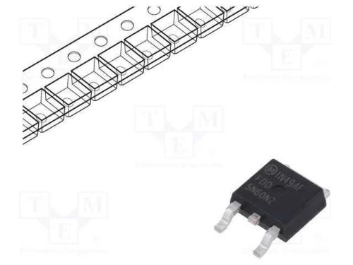 Trans&iacute;stor: N-MOSFET, unipolar, 600V, 2,4A, 83W, .
