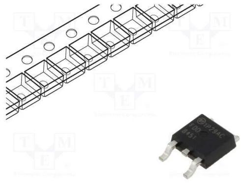 Trans&iacute;stor: N-MOSFET, unipolar, 40V, 28A, 30W, DP.