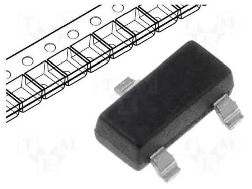 Trans&iacute;stor: N-MOSFET, unipolar, 20V, 3A, 0,5W, Su.