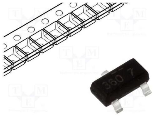 Trans&iacute;stor: P-Mosfet; Unipolar; -30v; -2a; 0,5w; Supersot-3
