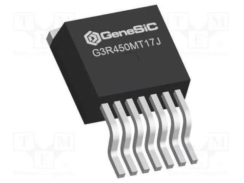 Trans&iacute;stor: N-MOSFET, SiC, unipolar, 1,7kV, 6A, I.