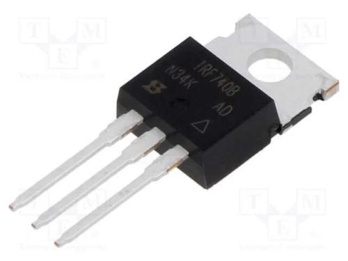 Trans&iacute;stor: N-MOSFET, unipolar, 400V, 10A, Idm: 2.