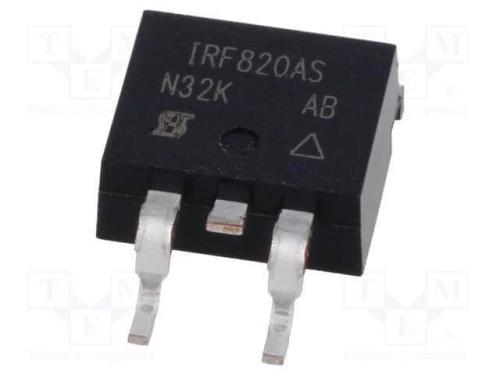 Trans&iacute;stor: N-MOSFET, unipolar, 500V, 2,5A, Idm: .