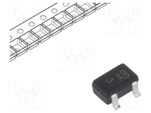 Transístor: Pnp; Bipolar; Brt; 50v; 0,1a; 200mw; Sot323; R1: 10ko