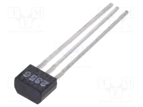 Transístor: PNP, bipolar, BRT, 50V, 0,1A, 0,3W, T.