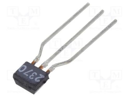 Transístor: PNP, bipolar, BRT, 50V, 0,1A, 0,2W, T.