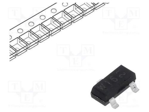 Transístor: NPN, bipolar, BRT, 50V, 0,1A, 250mW, .