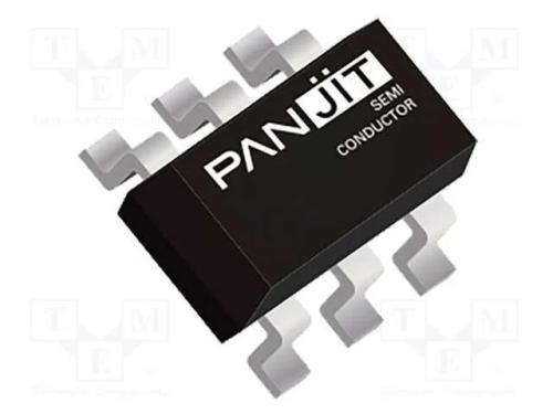 Trans&iacute;stor: P-Mosfet X2; Unipolar; -60v; -300ma; Idm: -1a; 500mw
