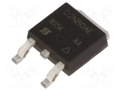 Trans&iacute;stor: N-Mosfet; Unipolar; 800v; 1,8a; Idm: 3,6a; 62,5w