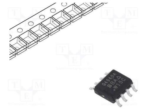 Trans&iacute;stor: N-Mosfet X2; Trenchfet&reg;; Unipolar; 40v; 5,3a; Idm: 32a