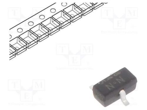 Trans&iacute;stor: N-Mosfet; Unipolar; 60v; 0,3a; 150mw; Sc75