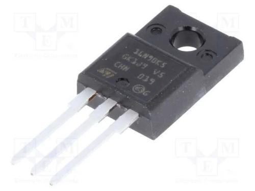 Transístor: N-Mosfet; Mdmesh M6; Unipolar; 900v; 9a; Idm: 60a; 30w