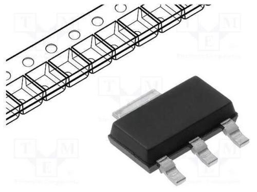 Trans&iacute;stor: N-Mosfet; Unipolar; 60v; 4a; 3,3w; Sot223