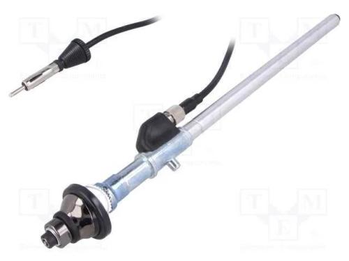 Antena, Telescópica, 0,9m, Am,Fm, Universal, 1,5m, Preta,Prateado