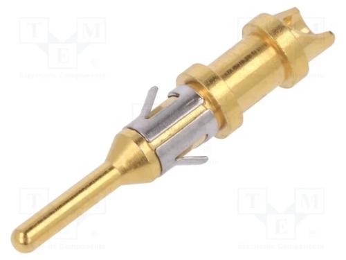 Contacto, macho, latão, niquelado, 18AWG÷14AWG, B.