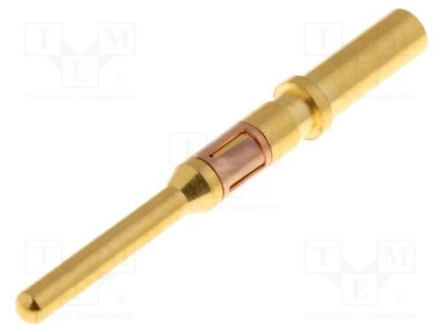 Contacto, Macho, 16, Dourado, 0,5÷1,5mm2, 20awg÷16awg, a Granel