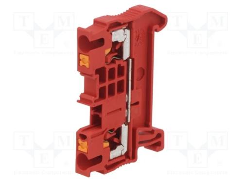 Conector: de carril, PT, 0,14÷4mm2, faixas: 1, br.