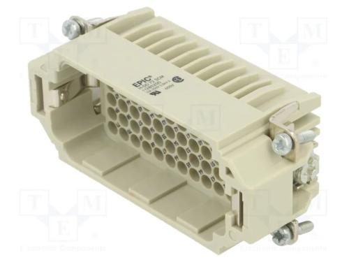 Conector: HDC, inserto de contatos, macho, EPIC H.