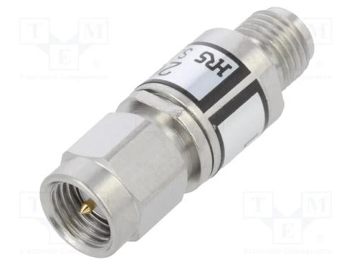 Silenciador, macho SMA,fêmea SMA, simples, 50O, c.