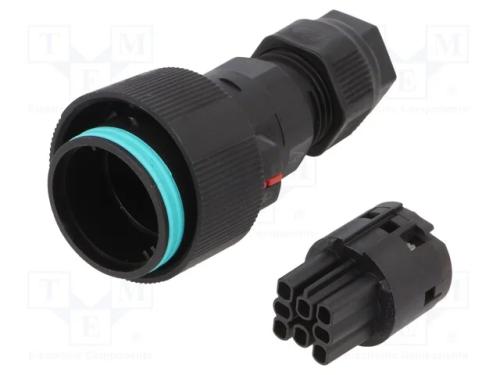 Conector: de alimentação, terminal parafusado, fê.