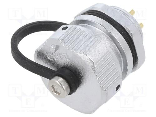 Tomada, WY16, fêmea, PIN: 4, IP67, 15A, solda, 50.
