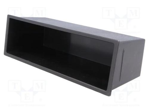 Cassete rádio, Volvo, ISO, preta, 59x189mm
