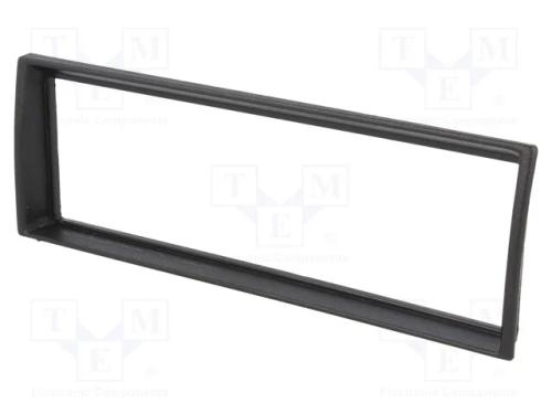 Moldura do rádio, VW, 1 DIN, preta
