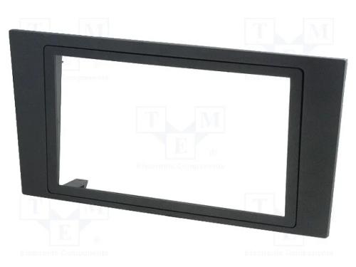 Moldura do rádio, Ford, 2 DIN, antracito