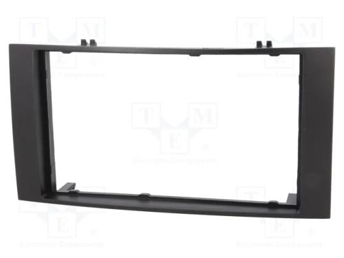 Moldura do rádio, VW, 2 DIN, preta