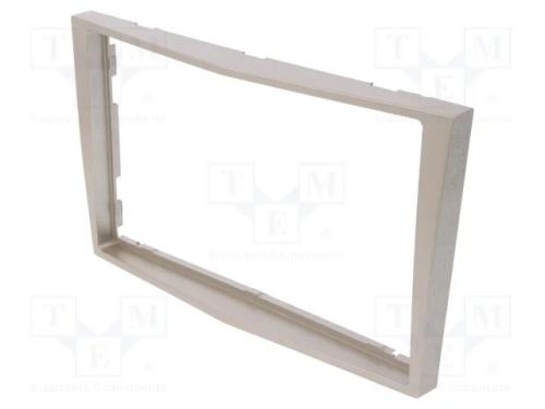 Moldura do rádio, Opel, 2 DIN, champanhe