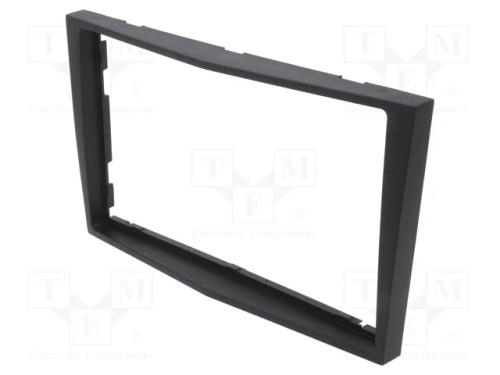 Moldura do rádio, Opel, 2 DIN, preta