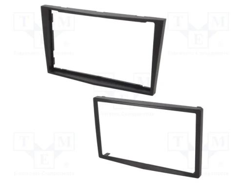 Moldura do rádio, Opel, 2 DIN, antracito