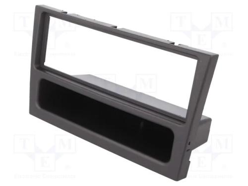 Moldura do rádio, Opel,Vauxhall, 1 DIN, antracito.