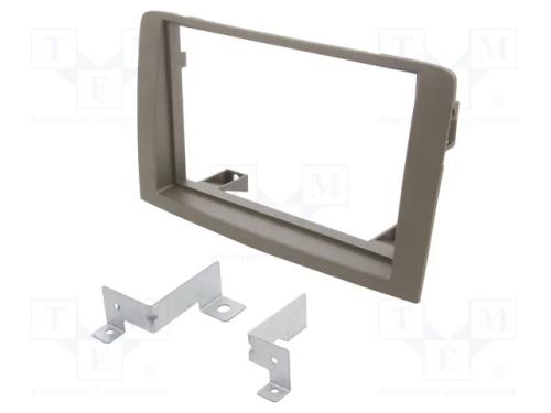 Moldura do rádio, Fiat,Lancia, 2 DIN, dourado
