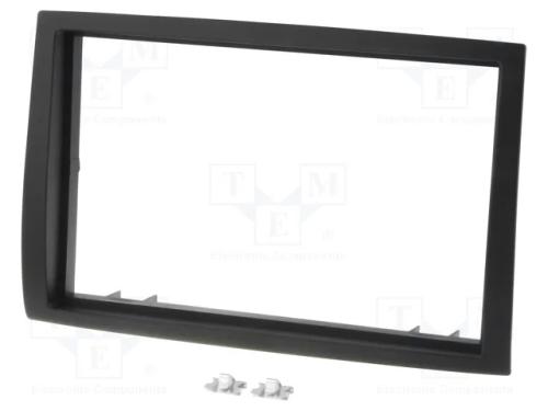 Moldura do rádio, Citroën,Fiat,Peugeot, 2 DIN, pr.