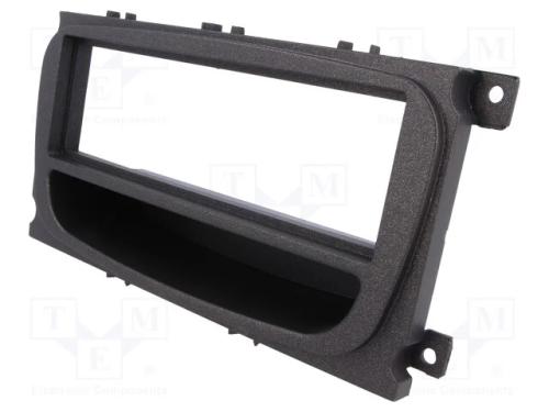 Moldura do rádio, Ford, 1 DIN, preta