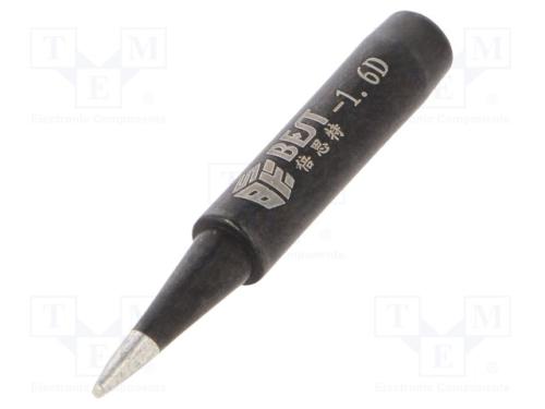Ponta, Peças de Aparafusar, 1,6mm, Niquelagem de Dupla Camada