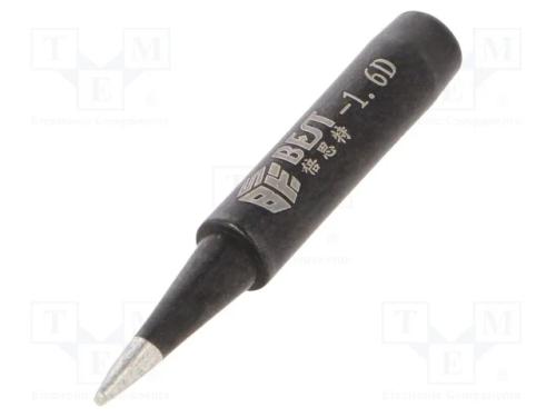 Ponta, Peças de Aparafusar, 1,6mm, Niquelagem de Dupla Camada