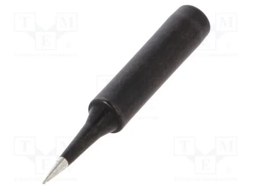 Ponta, cónico, 1mm, niquelagem de dupla camada