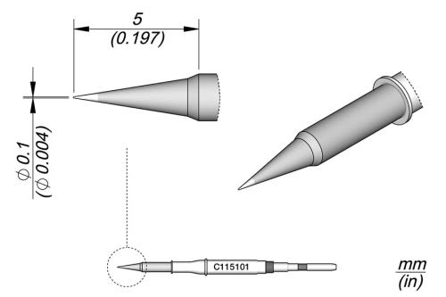 Conical Cartridge Ø 0.1