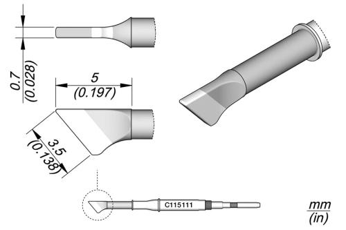 Blade Cartridge 3.5 X 0.7