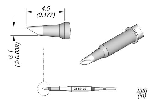 Colher Cartucho Ø 1