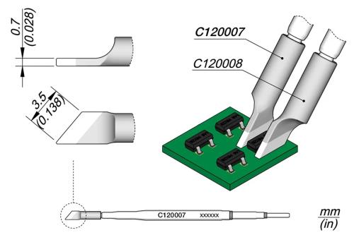 Blade Cartridge 3.5 Right