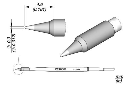 Conical Cartridge Ø 0.3