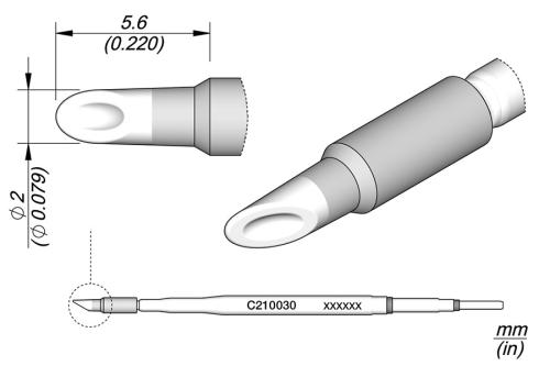 Colher Cartucho Ø 2