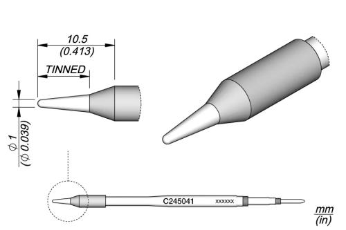 Conical Cartridge Ø 1